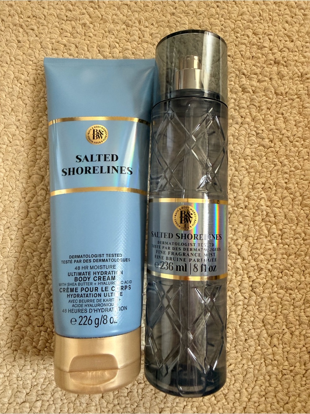 BBW Salted Shorelines Hydrating Body Cream & Fine Mist
